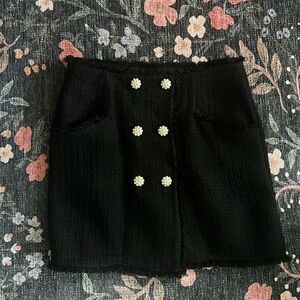 Maeve by anthro tweed mini skirt